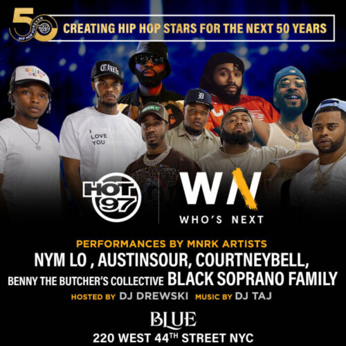 unnamed-500x500 MNRK MUSIC GROUP TEAMS UP WITH HOT 97 FOR THE “WHO’S NEXT” SHOWCASE! ! NYM LO | AUSTINSOUR | COURTNEYBELL | BLACK SOPRANO FAMILY  