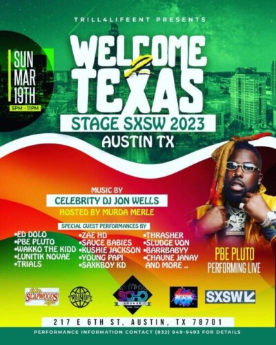 IMG_8403-400x500 PBE PLUTO is set to perform live during the biggest Music,Film and Tech festival in the south western region South by SouthWest “SXSW” in Austin Texas!!!  