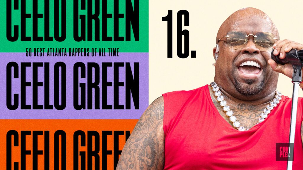 Ceelo Green with red shirt