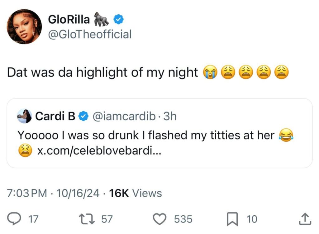 GloRilla tweet